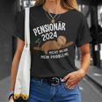 Pensionär 2024 Nicht Mehr Problem Sloth S T-Shirt Geschenke für Sie