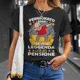 Pensionato 2024 La Leggendaa In Pensione & Pensionamento Maglietta Regalos para ella