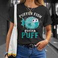 Pesce Palla Umorismo Pesce Palloncino Pesce Palla Maglietta Regalos para ella