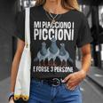 Piccione Mi Piacciono I Piccioni Donna Uomo Bambino Maglietta Regalos para ella