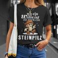 Pilzsammler Pilzsaison Pilze Sammeln Lustiges Steinpilz T-Shirt Geschenke für Sie