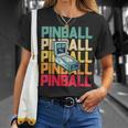 Pinball Retròintage Arcade Pinball Machine Maglietta Regalos para ella