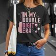 Pink In My Double Digits Era 10 Year Old 10Th Birthday Girl T-Shirt Gifts for Her