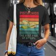 Pistachosintage La Mejor Parte De Miida Pistachos Retro Camiseta unisex Regalos para ella