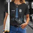 Police Costume Uniform Badge Officer Sheriff Police T-Shirt Gifts for Her