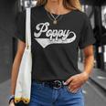 Poppy Vintage Retro Father's Day For Papa Grandpa T-Shirt Gifts for Her
