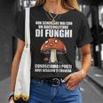 Porcini Un Raccoglitore Di Funghi Fungo Cacciatore Fungaiolo Maglietta Regalos para ella
