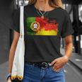 Portugal Deutschland Fusion Football Sport Competition Friends T-Shirt Geschenke für Sie