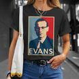 Poster Di Bill Evans Hope Grandi Della Storia Del Jazz Maglietta Regalos para ella