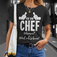 Profession Ich Bin Chef Weil Ichs Kann T-Shirt Geschenke für Sie