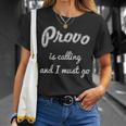 Provo Ut Utah Cadeau Amusant Pour Unoyage Enille Motif Racines Des États-Unis T-Shirt Cadeaux pour elle