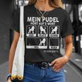 Pudel Mein Hund Hört Auf S Wort Dog Joke Dog T-Shirt Geschenke für Sie