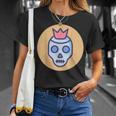 Re Righello Skull Crown Maglietta Regalos para ella