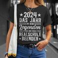 Realschule Abschluss2024 Legends End Realschule T-Shirt Geschenke für Sie