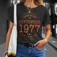Regalo Di Compleanno Settembre 1977 Edizione Limitata Usato Maglietta Regalos para ella