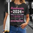 Rentnerin 2024 Dieses Musste Lange Arbeiten Rente Retirement T-Shirt Geschenke für Sie