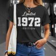 Retro 52 Años Nacido En 1972 Edición Limitada 52 Cumpleaños Camiseta unisex Regalos para ella
