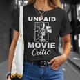 Retrò Non Pagato Film Critico Film Cinema Fan E Moviegoer Maglietta Regalos para ella