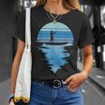 Retro Stand Up Paddler Stand-Up Paddle Water Sports Paddle T-Shirt Geschenke für Sie