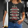 Retroichingo Papa Papà Nordico Festa Del Papà -Iking Maglietta Regalos para ella