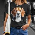 Ritratto Di Cane Beagle Maglietta Regalos para ella