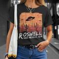 Roswell 1947Intage Alien Hunter Ufo Rapimento Nuovo MessicoMaglietta Regalos para ella