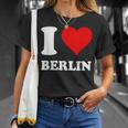 Rotes Herz Ich Liebe Berlin T-Shirt Geschenke für Sie