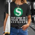 S-Bahn Das Leben Inoll Zügen German T-Shirt Geschenke für Sie