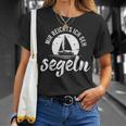 Sailing Boat Skipper I Go Sailing Skipper T-Shirt Geschenke für Sie