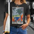 Sainte Maxime France Travel T-Shirt Geschenke für Sie