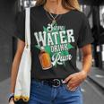 Save Water Drink Rum T-Shirt Geschenke für Sie