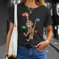 Scimmia Bouldering E Arrampicata Maglietta Regalos para ella