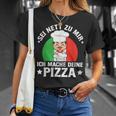 Sei Nett Zu Mir Ich Mache Deine Pizza Pizzabäcker Pizzeria T-Shirt Geschenke für Sie