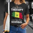 Senegalintage La Migliore Terapia Sarebbe Il Senegal Maglietta Regalos para ella