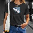 Shark In A Pocket Cute Pocket Shar T-Shirt Geschenke für Sie