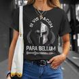 Siis Pacem Para Bellum Motivation Quote Fighter Gym Maglietta Regalos para ella