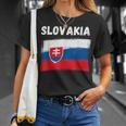 Slovakia Flag Holidayintage Grunge Slovak Flag T-Shirt Geschenke für Sie