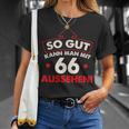 So Gut Kann Man Mit 66 Jahren Sehen Birthday T-Shirt Geschenke für Sie