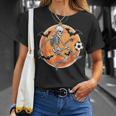 Soccer Skeleton Halloween Boys Soccer Player T-Shirt Gifts for Her