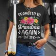 Soon To Be Grandma Promoted To Grandma Again Est 2025 T-Shirt Gifts for Her