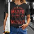 Soy Un Papá Motero Como Un Papá Normal Pero Más Camiseta unisex Regalos para ella
