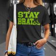 Stay Brat Chuck & Pearl Shoes T-Shirt Gifts for Her