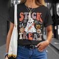 Stick Or Treat Ghost Nurse Halloween Crna Emergency Er Nurse T-Shirt Gifts for Her
