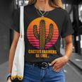 Suculentas Jardin Jardinero Flora Desierto Cactus Camiseta unisex Regalos para ella