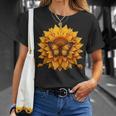 Sunflower Butterfly Floral Vintage Cool Graphic T-Shirt Gifts for Her