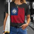 Taiwan Flag For And Women T-Shirt Geschenke für Sie