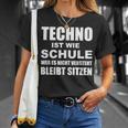 Techno Ist Wie Schule Rave T-Shirt Geschenke für Sie