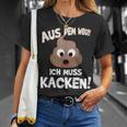 With Text Aus Dem Weg Ich Muss Kacken T-Shirt Geschenke für Sie