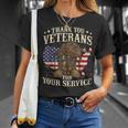 Thank You Veterans For Your Service Veterans Day T-Shirt Gifts for Her