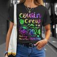 Tie Dye Cousin Crew 2024 Summer Vacation Beach Family Match T-Shirt Gifts for Her